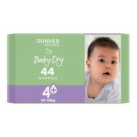 Dunnes Stores 44 Baby-Dry Nappies 4+ 10-15kg