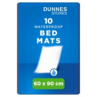 Dunnes Stores 10 Waterproof Bed Mats 60 x 90cm