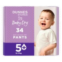 Dunnes Stores 34 Baby-Dry Pants 5+ 12-17kg