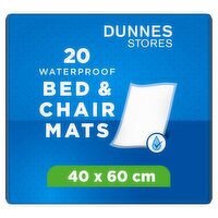 Dunnes Stores 20 Waterproof Bed & Chair Mats