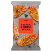 Iceland 6 Garlic & Cheese Slices 200g