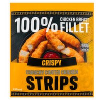 Iceland Crispy Crunchy Coated Chicken Strips 500g