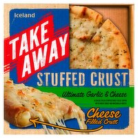 Iceland Stuffed Crust Ultimate Garlic & Cheese Pizza 410g