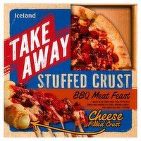 Iceland Stuffed Crust BBQ Meat Feast Pizza 475g