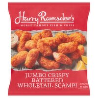 Harry Ramsden's Jumbo Crispy Battered Wholetail Scampi 300g