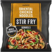 Iceland Oriental Chicken Noodles Stir Fry 750g