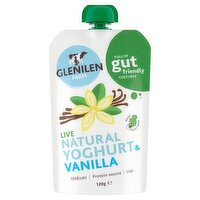 Glenilen Farm Live Natural Yoghurt & Vanilla 120g