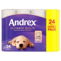 Andrex Ultimate Quilts Toilet Tissue Standard 24 Rolls