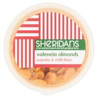 Sheridans Cheesemongers Valencia Almonds Paprika & Chilli Flake 120g