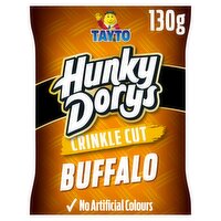 Tayto Hunky Dorys Crinkle Cut Buffalo Flavour Potato Crisps 130g