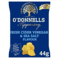 O'Donnells Irish Cider Vinegar & Sea Salt Flavour Hand Cooked Crisps 44g