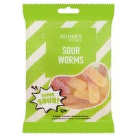 Dunnes Stores Sour Worms 100g