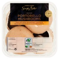 Dunnes Stores Simply Better Irish Portobello Mushrooms 250g