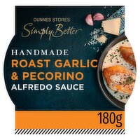 Dunnes Stores Simply Better Handmade Roast Garlic & Pecorino Alfredo Sauce 180g