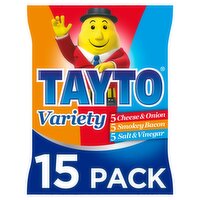 Tayto Variety The Original Irish Crisps 15 x 25g