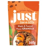 Just Live a Little Gluten Free Maple & Toasted Pecan Granola 360g