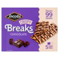 Jacob's Crispy Breaks Chocolate 5 x 25g (125g)