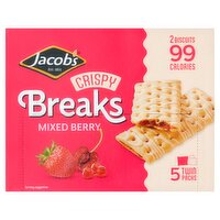 Jacob's Crispy Breaks Mixed Berry 5 x 25g (125g)