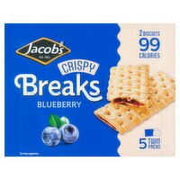 Jacob's Crispy Breaks Blueberry 5 x 25g (125g)