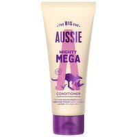 Aussie Mighty Mega Conditioner - Vegan - Lightweight & Gentle For Soft & Shiny Hair, 350ml