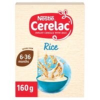 Cerelac Infant Cereals with Milk Rice 6+ Months 160g