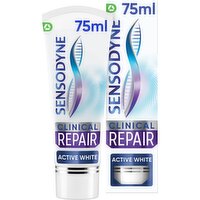 Sensodyne Clinical Repair Active White Sensitive Toothpaste, 75ml