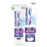 Sensodyne Clinical Repair Active White Sensitive Toothpaste, 75ml