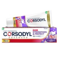 Corsodyl Gum Strengthen & Protect Toothpaste, Whitening, 75 ml