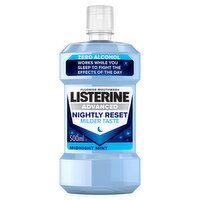 Listerine Advanced Nightly Reset Zero Alcohol Mouthwash 500ml