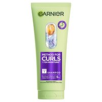Garnier Method For Curls Shampoo, up to 72H moisture. Silicone free, Vegan Formula, 200ml

