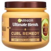 Garnier Ultimate Blends Avocado Oil & Shea Butter Curl Remedy Mask 340ml