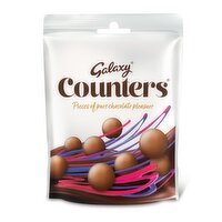 Galaxy Counters Milk Chocolate Buttons Pouch Bag 112g