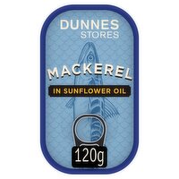 Dunnes Stores Mackerel in Sunflower Oil 120g