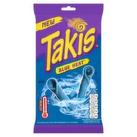 Takis Blue Heat Seasoned Chilli and Lime Flavour Fried Corn Snack 100g