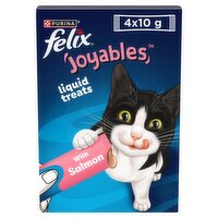 FELIX Joyables Liquid with Salmon Cat Treat 4x10g