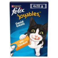 FELIX Joyables Liquid with Chicken Cat Treat 4x10g