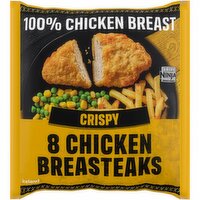 Iceland 8 Crispy Chicken Breasteaks 680g