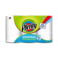 Plenty Original Kitchen Roll 3 Rolls