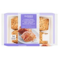 Dunnes Stores 4 Irish Pork & Caramelised Red Onion Sausage Rolls 260g
