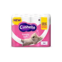 Cushelle Simply Soft Toilet Roll 24 Standard Rolls
