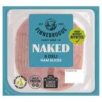 Finnebrogue Naked 6 Deli Ham Slices 100g