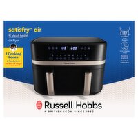 Russell Hobbs Satisfry Dual Basket Air Fryer 9L
