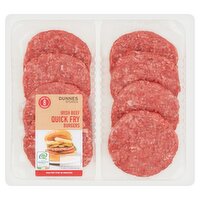 Dunnes Stores 8 Irish Beef Quick Fry Burgers 800g