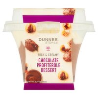Dunnes Stores Rich & Creamy Chocolate Profiterole Dessert 