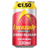 Lucozade Energy Zero Sugar Drink Original 330ml €1.50 PMP