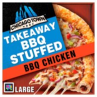 Chicago Town Takeaway Stuffed Crust BBQ Chicken with BBQ Sauce Filled Crust 668g