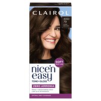 Clairol Nice'n Easy Tone + Gloss Semi Permanent Hair Dye Dark Brown- 400/79
