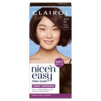 Clairol Nice'n Easy Tone + Gloss Semi Permanent Hair Dye - 403/82 Dark Warm Brown