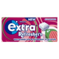 Extra Refreshers Watermelon Raspberry Flavour Sugarfree Chewing Gum Handy Box 7 Pieces