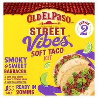 Old El Paso Soft Taco Street Vibes Kit  Barbacoa 255g